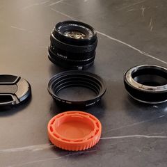 Canon FD 50mm F1.8 Vintage Lens + MFT Adapter