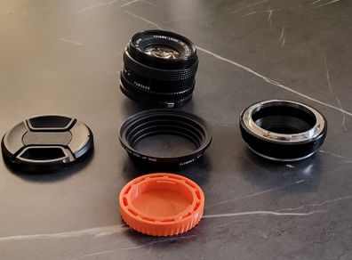 Canon FD 50mm F1.8 Vintage Lens + MFT Adapter