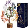 Chakra Tree - Gemstone Tree of Life Decor - Crystal Tree Ornaments - Home Decor - Ornaments for Living Room - Crystals and Gemstones Healing Gifts (MULTIPLE COLOURS/STYLES) Image 2