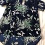 Navy Floral Top BNWT Image 2