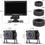 Dual Backup Camera Kit with 7-Inch Monitor, 1080P AHD, 150Deg Wide-Angle View & Parking Guidelines for Trucks, Cars, RVs & Trailers Image 8