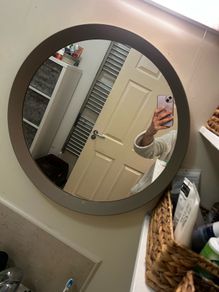 Round IKEA Mirror