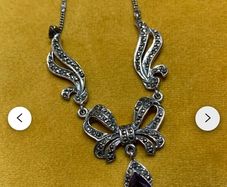 very nice vintage sterling silver necklace.