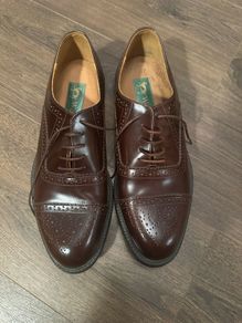 WEXFORD Lavorazione Artigiana Mens Leather Shoes Size 44