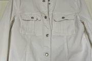 Jacqueline de Yong white denim jacket