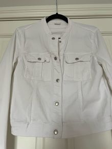 Jacqueline de Yong white denim jacket