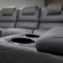 Big Offer! Axel Corner Grey Technology Fabric Manual Recliner Sofa Image 6