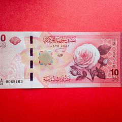 Syria  10 Pounds. 2025  Pick  119 .  ( Uncirculated )