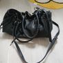 Black bershka handbag faux leather Image 2