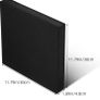 Sound Isolation Pad: Black High-Density Foam & Rubber Vibration Dampening Mat for Subwoofers, Electronic Drums, Home Treadmill, Sewing Machine & Blender(30x30x4.8cm) Image 3