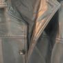 Black faux leather jacket by geuine garments size xxl Image 2