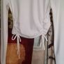 Pretty ASOS White Long Sleeved Top Image 6