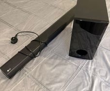 LG  soundbar and Woofer