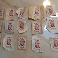 15 x 1959 Arthur Guinness stamps, v collectible, D18 post 3e