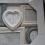 grey and white shabby chic photo frame Image 4