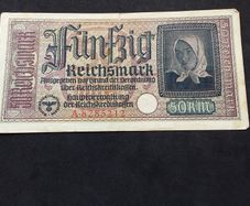 Germany Nazi Era 1933-1945 , 50 Reichsmark Banknote