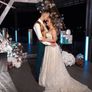 Beautiful Princess Wedding Dress - Lace Corset & Full Sparkling Tulle Skirt Image 6