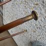 1960s /70s french art deco table floor lamp ,working,,used nice condition,3 legs veneer, see pictures for condition ,buyer collects, sold as seen,freestanding. Image 8
