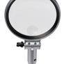 BRESSER Magnifier with LED and 120mm Diameter for Sewing / Knitting, Crafts, Stamp / Coin collectors, DIY, 2x and 4x Magnification, Silver Image 3