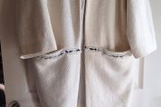 Womens Cream Rue  de Femme  Coat