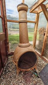 Large Cast Iron Chiminea stove