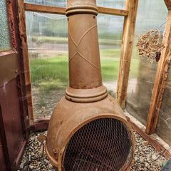 Large Cast Iron Chiminea stove
