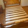 Solid Oak Double Bed for sale Image 2