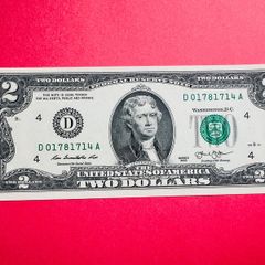 USA   2  Dollars   2013    Letter  ( D 4 )  CLEVELAND ( Uncirculated )
