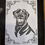 Dogs:- Labrador Blank Greeting Card Image 2