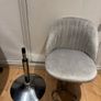 Grey bar stool Image 3