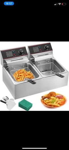 220v Commercial Electric Deep Fryer 5000w 12litre