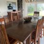 wooden dinner table Image 2