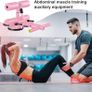 Sit-Up Bar Floor, Ab Exercise Machine, Home Workout Equipment with Suction Cups, Resistance Bands with Adjustable Tension, Ab Exercise Bar with Non Slip Base, Sit Up Trainer for Women Men Image 2