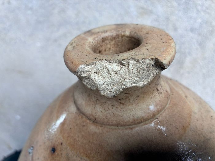 Stoneware flagon