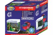 Aqua Nova Aquarium Set NT-32 White 32L LED Light And Filter