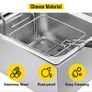 HALF PRICE RRP 260 euro 5kw 12L 220v Commercial Electric Deep Fryers 12L for Fast Food Restaurant Fried Chicken Stands Frying Chips French Fries Pork Chops Image 6