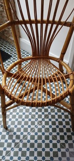 Mid-century Bamboo Chair