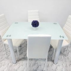 Glass Dining Table Set 4 chairs Free delivery