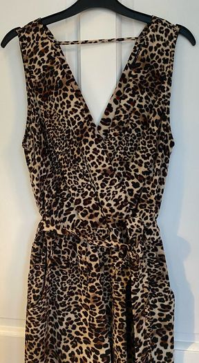 Leopard print jumpsuit Size 12 BNWOT