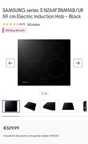 Induction hob