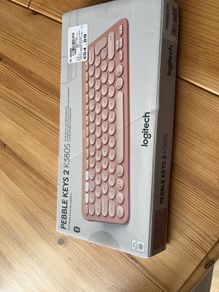 Logitech Pebble Keys 2 K380s Wireless Keyboard | Rose