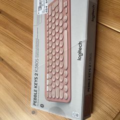 Logitech Pebble Keys 2 K380s Wireless Keyboard | Rose