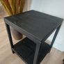 2x Black Side Tables / Bedside Lockers Image 10