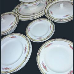 Elegant 1930s Myott dinner set