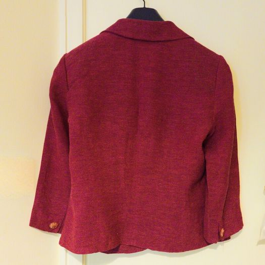 KALIKO Fuchsia Pure Linen Blazer S14
