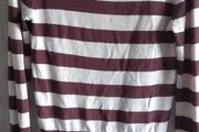 Stripes knittied top fits s m  small l strechy
