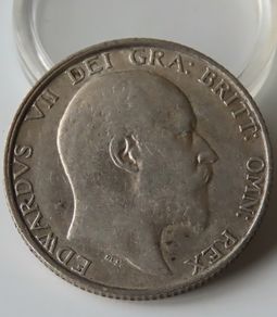 1903 Rare Year Silver Edward VII Shilling