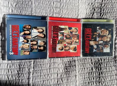 Grey's Anatomy soundtracks 3 cd's