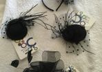 Assorted hair fascinator's and  mini bowler hat hair pieces . Brand new