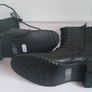 Hush Puppies Women's Chamber Moto Black Leather Waterproof Boots UK3 EU36 New With Box CAN POST Image 9